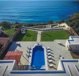 8 bedroom luxury villa with pool near Koutsounari, sleeps 16